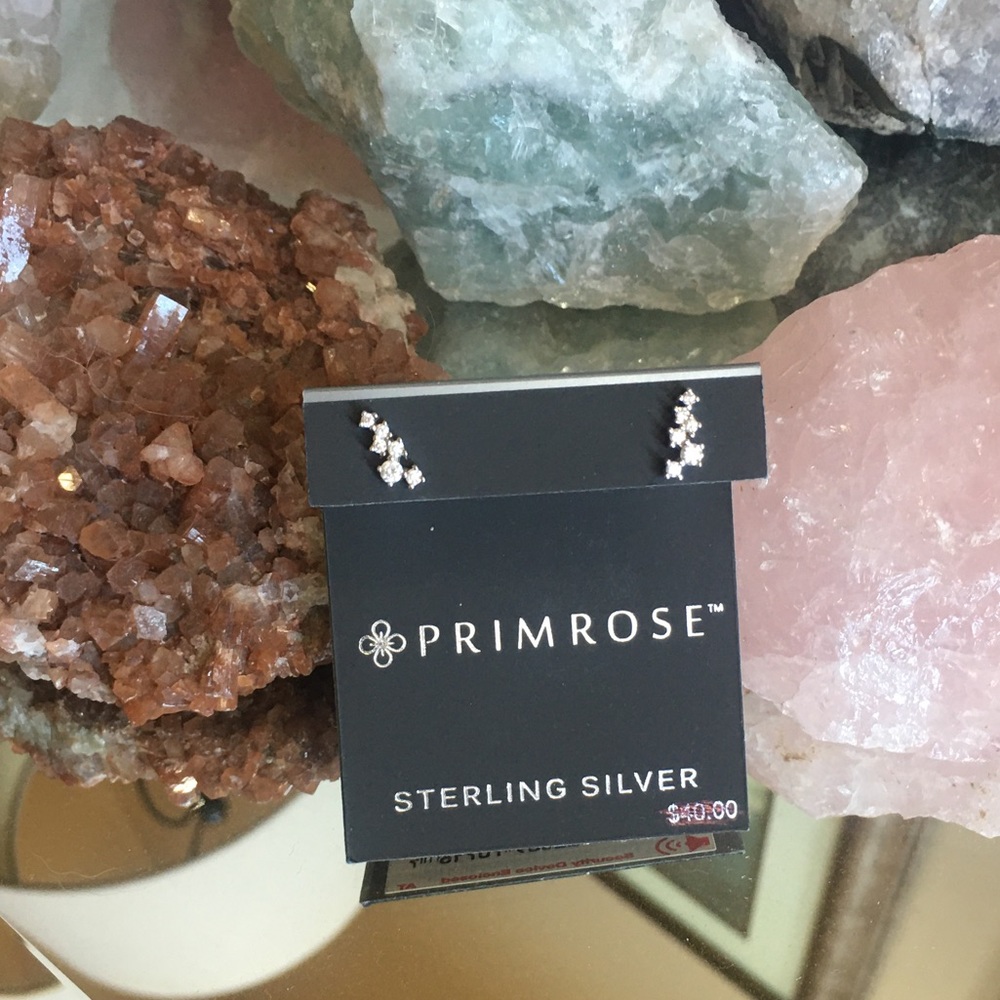 Primrose Sterling Silver Stud Earrings